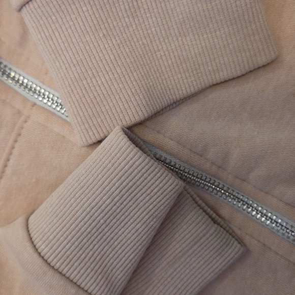 H&M Light Gray and Soft Pink Hooded Zipup Sweaters - Picture 4 of 11